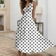 thumbnail image 1 of Vestidos Para Mujer Verano Vestido Informal de Playa Sin Mangas Con Escote En V y Estampado de Lunares Degradados A La Moda y Sexy Para Mujer, 1 of 4