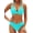 Emerald, variant on Womens Two Piece Bikini Swimsuit Halter Top and Bottoms Bathing Suit Beach Vacation Set