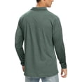 thumbnail image 4 of Iceglad Polo Shirts for Men Long Sleeve Soft Cotton Collared Shirt, 4 of 6