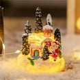 thumbnail image 2 of Christmas Village with Lighting, Lighted Christmas Houses, Small Christmas Town, Christmas Decorations, Miniature Christmas Houses for Tabletop, 2 of 3