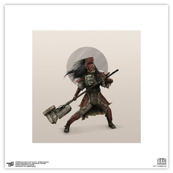 Gallery Pops Star Wars: Jedi: Survivor - Bedlam Smasher Wall Art, Unframed Version, 12" x 12"