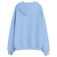 thumbnail image 6 of Mohiass Button Up Y2K Hoodies for Women Casual Oversized Hooded Sweatshirt Long Sleeve Trendy Athletic Jackets with Pockets Sky Blue L, 6 of 7