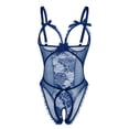 thumbnail image 3 of Sexyfree Lingerie for Women One Piece Bodysuit Sexy Lace Crotchless Lingerie Nightwear, 3 of 4