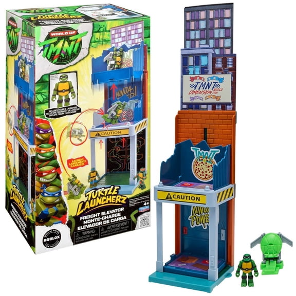 Teenage Mutant Ninja Turtles Turtle Launcherz Freight Elevator Playset with Figure