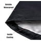thumbnail image 5 of Cubierta redonda para fogatas al aire libre, Oxford impermeable para barbacoa con cordón, resistente al viento y al desgarro, cubierta para fogatas a prueba de polvo, 5 of 5