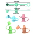thumbnail image 3 of Iodue Straw Water Bottle Mouth Conversion Head Anti Nozzle Car Anti Overflow Portable Silicone Drinking Water Bottle Conversion Cap, 3 of 4