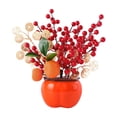 thumbnail image 1 of Decoración del Año Nuevo Lunar Chino, ramo de flores artificiales, bendición de flores falsas Mandarina, 1 of 9