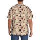 thumbnail image 3 of Fotbe Wine Glasses Camisa Estampada de Manga Corta para Hombre, Casual de Verano, Estilo Playero, Sin Arrugas-4X-Large, 3 of 5