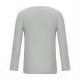 thumbnail image 3 of V Neck Cotton Base Shirts for Men Long Sleeve Pullover Baggy Comfy Casual Undershirts Daily Lounge Pajama Tops, 3 of 3