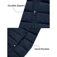 thumbnail image 7 of Wantdo Women's Plus Size Coat Warm Winter Parka Waterproof Jacket with Hood Navy 3X, 7 of 7