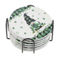 thumbnail image 3 of Rubber Coasters Set St Patrick Day Cup Mats Cork Round Home Decorations, 3 of 3