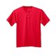 thumbnail image 1 of Camiseta Tek Henley de 2 botones para adulto ESCARLATA XL A4 N3143, 1 of 1