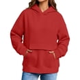 thumbnail image 5 of SYwaren Women's Oversized Pullover Hoodie Casual Long Sleeve Sweatshirt Tops, 5 of 7