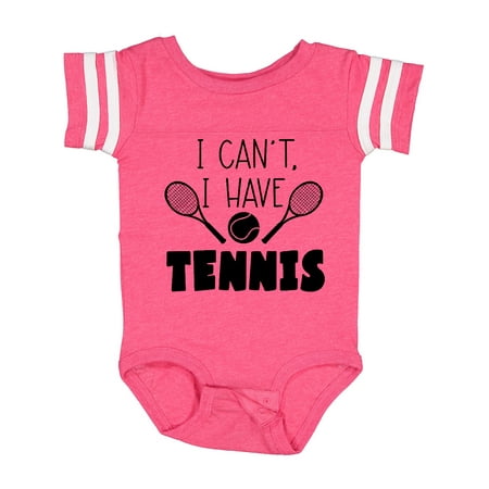 

Inktastic I Can t I Have Tennis Gift Baby Boy or Baby Girl Bodysuit