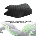 thumbnail image 4 of Rider Passenger Seat Front Rear Cushion Black For Kawasaki Ninja 400 Z400 18-22, 4 of 13