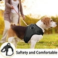 thumbnail image 5 of Homelove Dog Harness, Breathable Adjustable Reflective No Pull Dog Vest, For Large Size Dogs, Color - Black, 5 of 7
