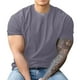 thumbnail image 5 of pstuiky camisetas para hombre, Camisa informal de manga corta con cuello redondo y corte ajustado para hombre, de color liso camisas casuales para hombre m, 5 of 6