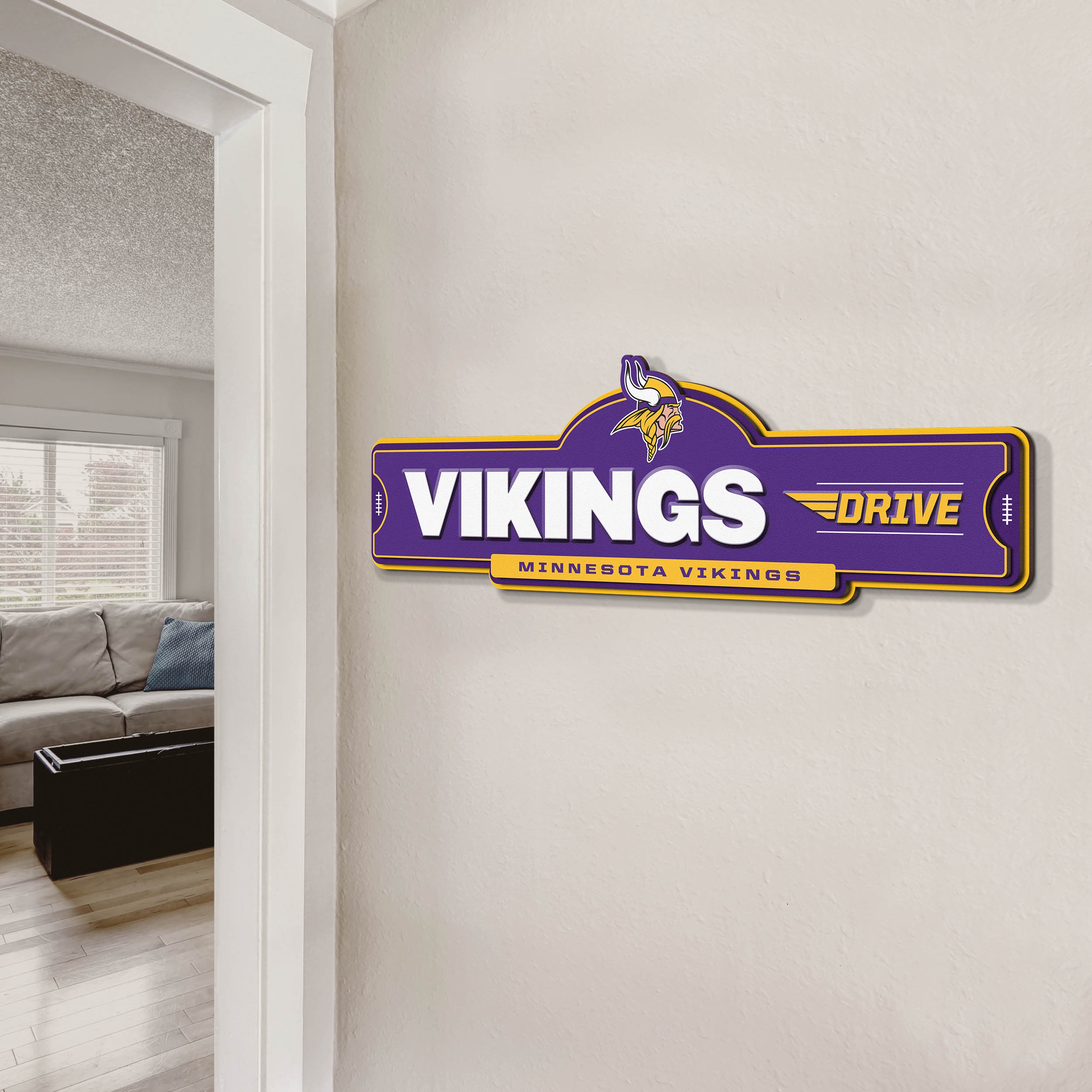 YouTheFan NFL Minnesota Vikings Street Sign