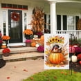 thumbnail image 5 of Thanksgiving Outdoor Garden Flag 28x40in - Washable Turkey Thanksgiving Day Happy Thanskgiving Outdoor Garden Flag Cute Cartoon Durable House Flag - for Outdoor Balcony Decoration, 5 of 6