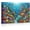 Frame-style, variant on Tropical Fish Coral Reef Canvas Wall Art Colorful Undersea Ocean Life Posters for Bathroom Bedroom Living Room Wall Decor Vibrant Marine Nature Artwork for Home