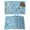 Blue, variant on Light Blue Teal Placemats Set of 8, Retro Botanical Abstract Art Placemats for Dining Table, Place Mats for Kitchen Tabletop, Waterproof Wipeable Dining Table Mats Set