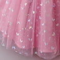 thumbnail image 7 of IBTOM CASTLE Girls Formal Dress Kids Party Wedding Party Birthday Princess Dresses Ball Gown Daughter Dance Dresses Sparkly Round Neck Lace Tiered Tulle Flower Girl Dress 3-4T Pink, 7 of 7