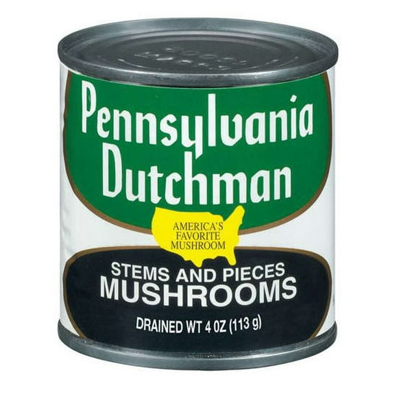 Pennsylvania Dutchman ,Mushroom, Jarred Vegetable Bottle 12 Pack. 4 oz.