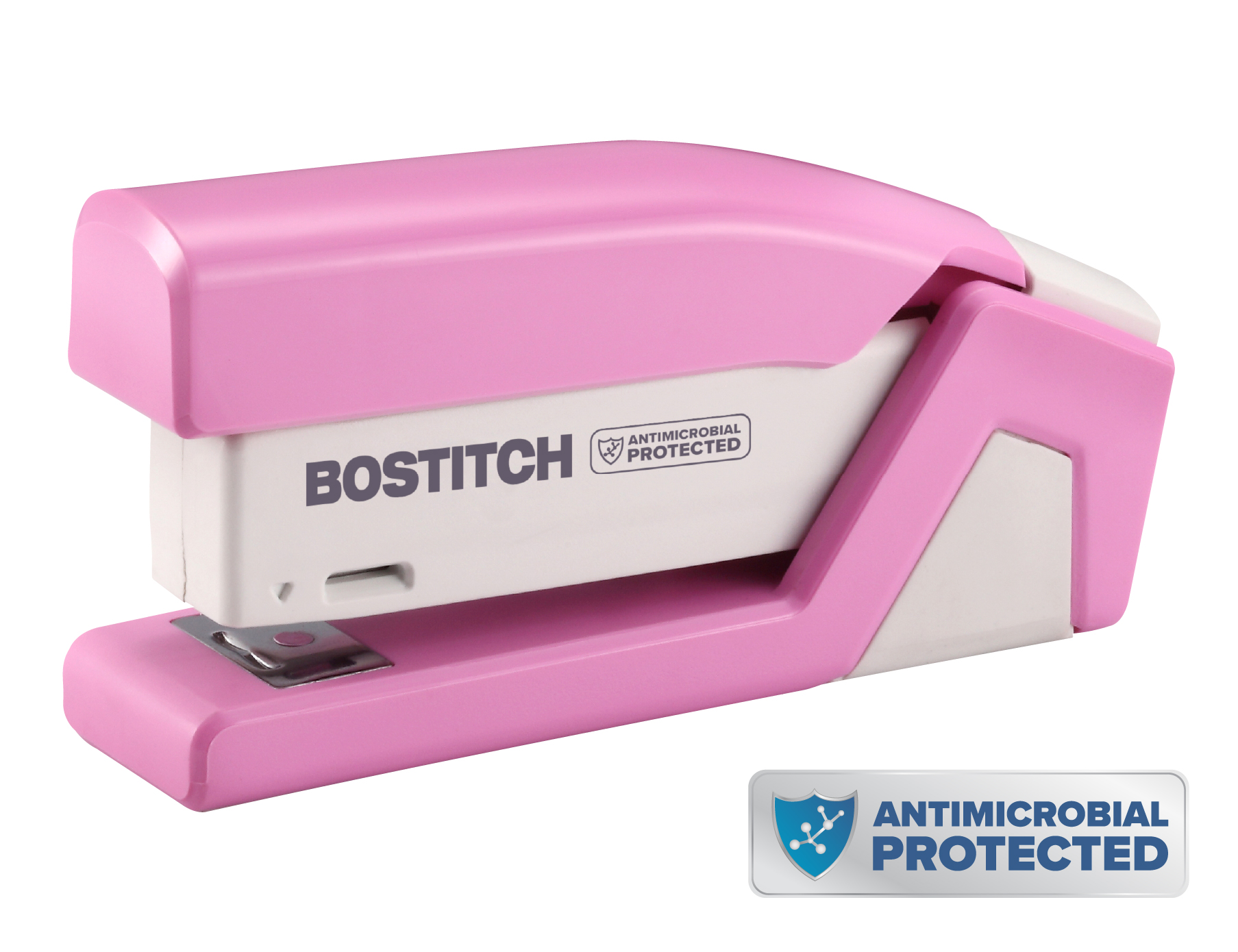 Bostitch InCourage Spring-Powered Compact Stapler, Pink photo 2