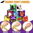 thumbnail image 5 of Ayieyill 72 PCS Halloween Slap Bracelets for Kids, Halloween Prizes Halloween Toys Bulk for Trick or Treat Party Favors Classroom Favors, 5 of 8