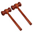thumbnail image 1 of 2pcs Wooden Judge Hammer Mallet Pounding Toy Role Play Creative Beating Gavel Toys Educational Toy for Boys Girls Children, 1 of 3