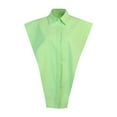 thumbnail image 2 of Inkach Womens Summer Fashion Temperament Shows Shoulder Loose Shirt Solid Color Vest, 2 of 3
