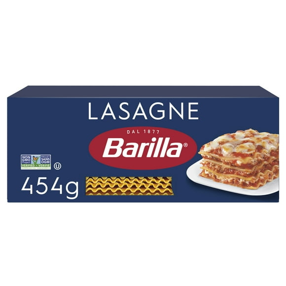 Pâtes à lasagne ondulées Barilla Barilla Lasagne 454g