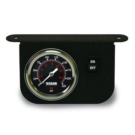 Viair Illuminated Dash Panel Gauge Kit,Black F 20066