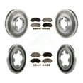 thumbnail image 1 of Transit Auto Front Rear Coated Disc Brake Rotors and Ceramic Pads Kit for Car 2015-2019 Ford Transit-250 Transit-150 Transit-350 with 5 Lug Wheels Without 4600 Lb Axle KGT-100730, 1 of 11