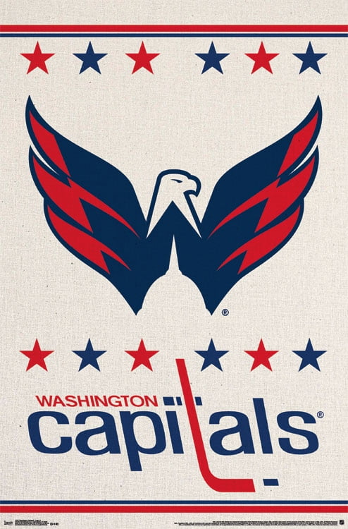 NHL Washington Capitals - Logo 14 Wall Poster, 22.375' x 34'