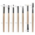 thumbnail image 5 of 24 Pcs Professional Eye Makeup Cosmetics Brush Set with Premium Wooden Handles for Eyeliner, Eye Shadow, Eye Brow, Foundation, Powder Liquid Cream Blending Brush, 5 of 12