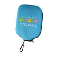 thumbnail image 4 of Almencla Pickleball Paddle Cover Case Dustproof Accessories Shockproof Neoprene Sleeve Zipper Racket Protection Pickleball Head Cover Light Blue, 4 of 8