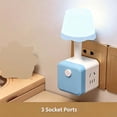 thumbnail image 4 of YingYouFu 2 In 1 Socket LED Night Lamp, Mini Plug In Ambient Light, Gentle Glow Light for Bedroom Spaces, Home Living Areas, Daily Use, 4 of 6