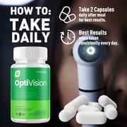 OptiVision Advanced Formula Eye Health Supplement Pills for Vision Care Opti Vision 120 Capsules