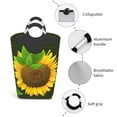 thumbnail image 4 of Bingfone Sunflower Laundry Hamper,Large Canvas Fabric Lightweight Storage Basket Toy Organizer Dirty Clothes Collapsible, 4 of 6