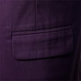 thumbnail image 5 of YODETEY Men'S Autumn Winter formal Bussiness Tuxedo Suit Waistcoat Vest Jacket Top Coat Purple M, 5 of 8