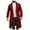 Red, variant on Dpytoraw Male Winter Coat Jacket Style Fashion Handsome Long Wool Overcoat Comfortable Warm Soft Coat