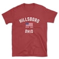 thumbnail image 1 of Hillsboro Ohio Patriot Men's Cotton T-Shirt, 1 of 1