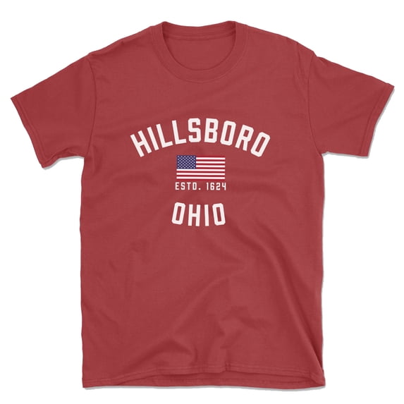 Hillsboro Ohio Patriot Men's Cotton T-Shirt