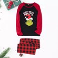 thumbnail image 1 of Pijamas Navideñas Traje de pantalón largo negro con estampado de dibujos animados estilo navideño familiar Ygjytge Negro*Mujer T XXL para Unisex, 1 of 6