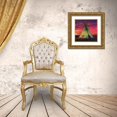thumbnail image 3 of Langton, Bruce 20x20 Gold Ornate Wood Framed with Double Matting Museum Art Print Titled - Sunset Tipi, 3 of 4