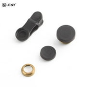 3 in 1 Universal Portable Clip Mobile Lens Wide Macro Angle Round Shaped Fisheye Lens Triple Camera Lens Kit For Smart Phone Gold