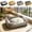01_Pet House A, variant on Cat Bed with Fluffy Plush, Double-Layered Soft & Removable Washable, Suitable for Small Dogs, 19.7x15.7in by MPOISVA