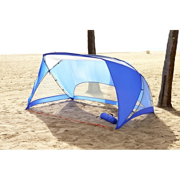 Portable Sun Shade Beach Tent, Sport Events, Travel 9' x 6' Walmart