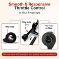 thumbnail image 4 of ARCADORA Thumb Throttle for Apex GXL V2 Hiboy S2 Megawheels S10 iScooter i9 PC-ABS Durable Ergonomic Black, 4 of 9